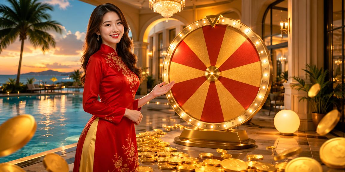Cô gái áo dài tại Đà Lạt tham gia chương trình quay số may mắn, không khí lễ hội sôi động